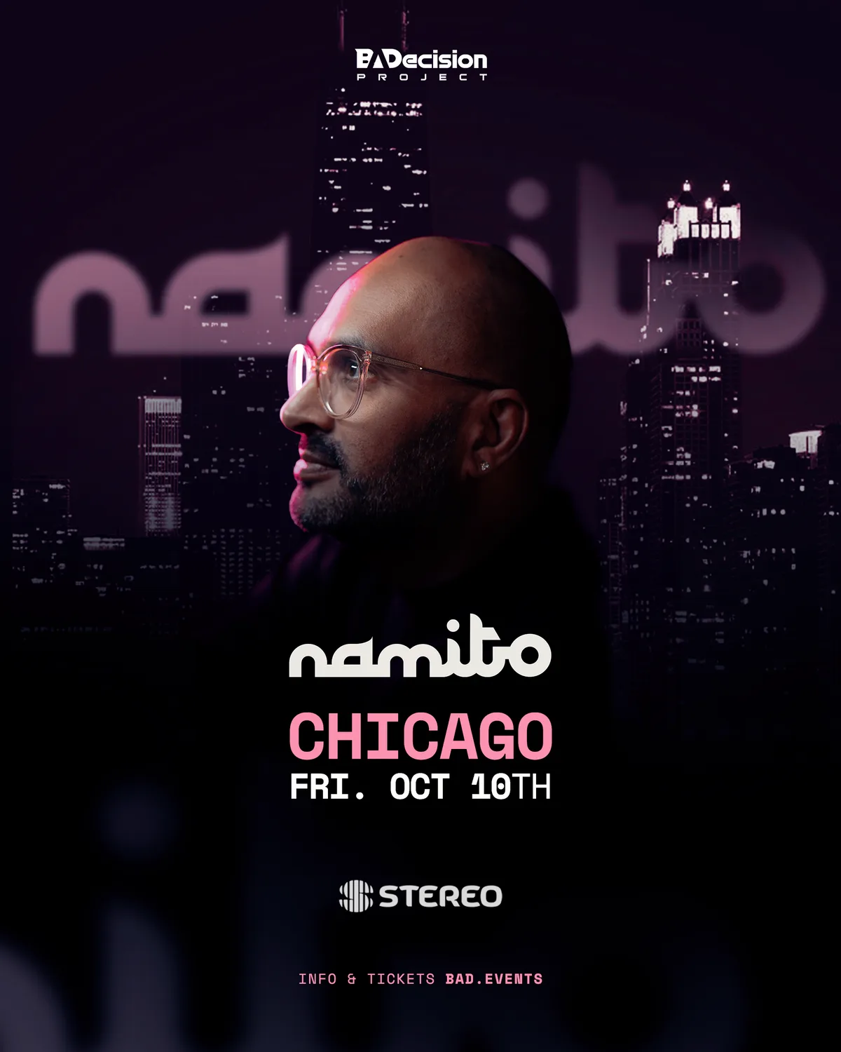 Namito Live in Chicago in CHICAGO event artwork