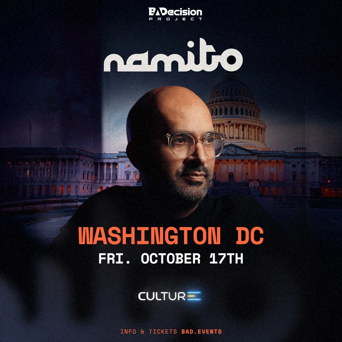Namito Live in Washington DC in WASHINGTON, DC event artwork